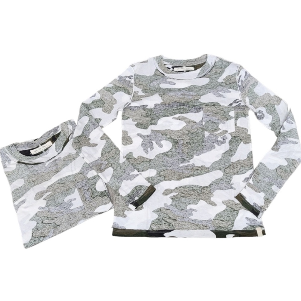 New Women’s Free People Inside Out Camo Tee XS